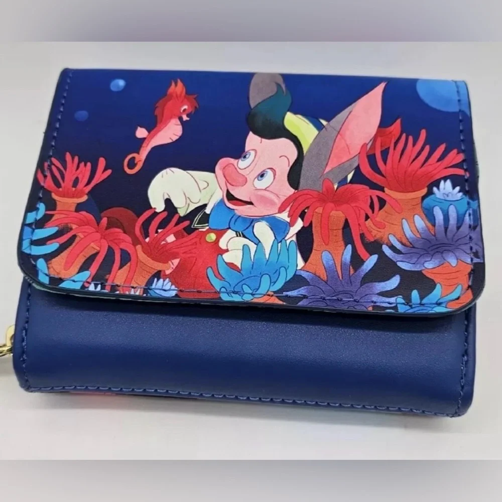 Disney Pinocchio Loungefly mini backpack & wallet set